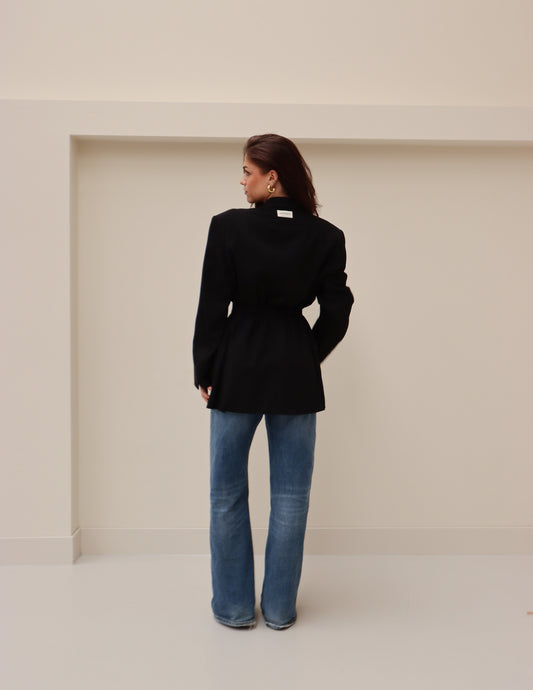 RENUED TAILORED YSL BLAZER BLACK