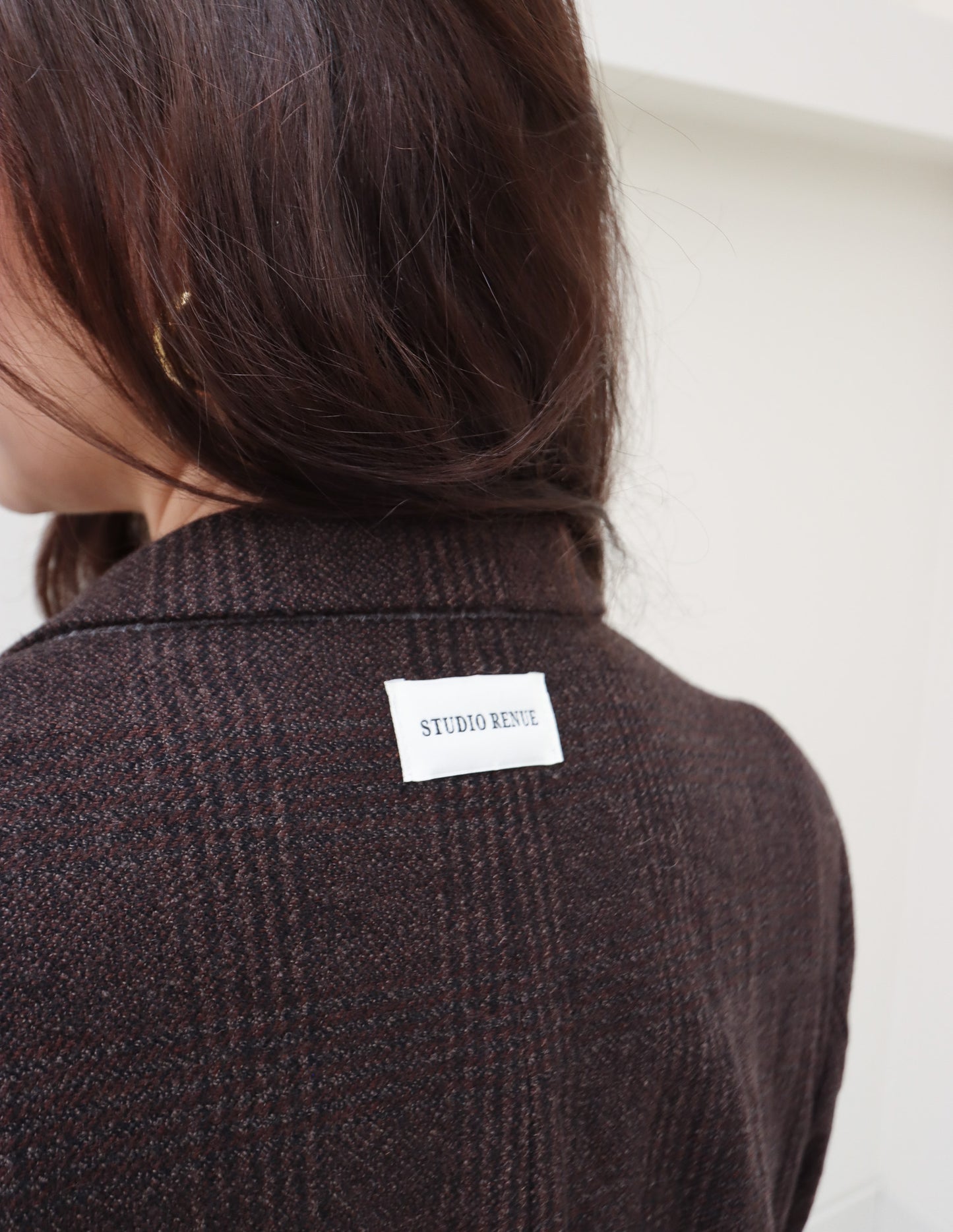 RENUED TAILORED YSL BLAZER DARK BROWN