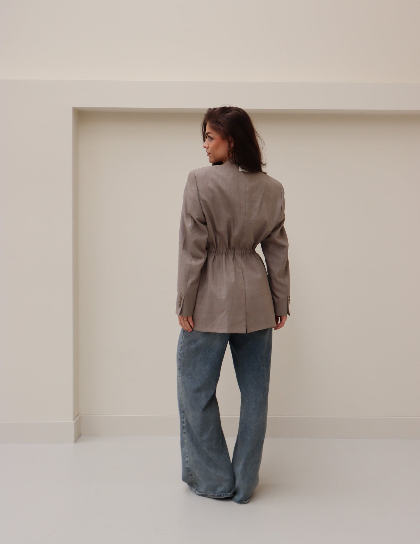 RENUED TAILORED DIOR BLAZER GREIGE