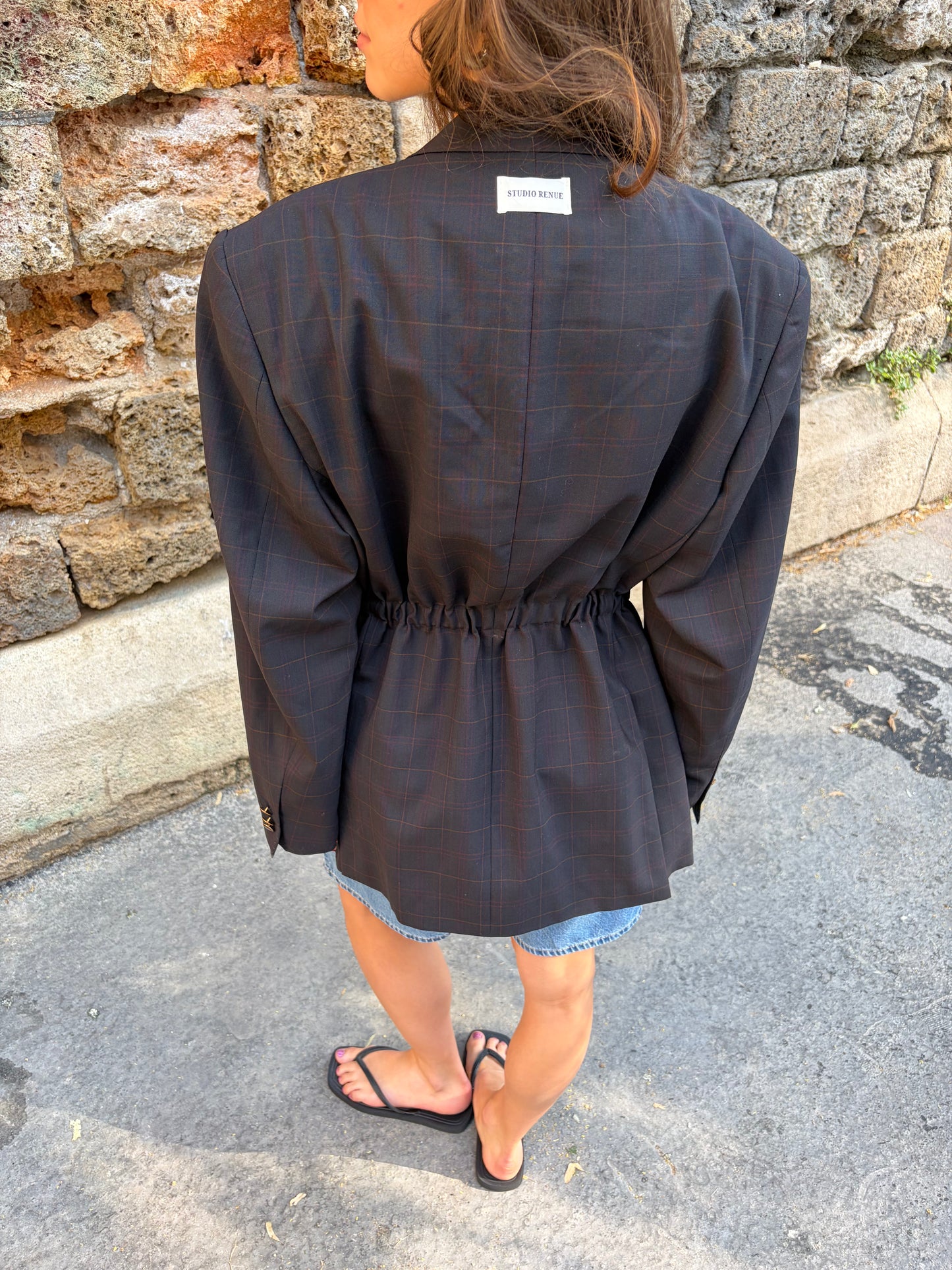 RENUED TAILORED BURBERRY BLAZER DARK BLUE