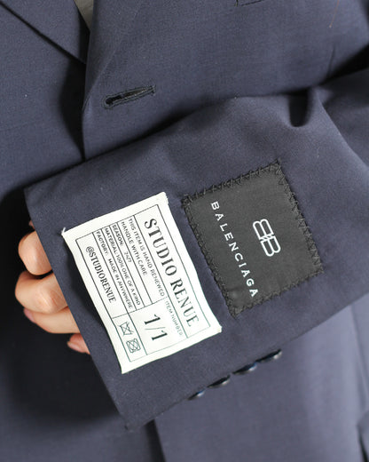 RENUED BALENCIAGA BLAZER DARK BLUE