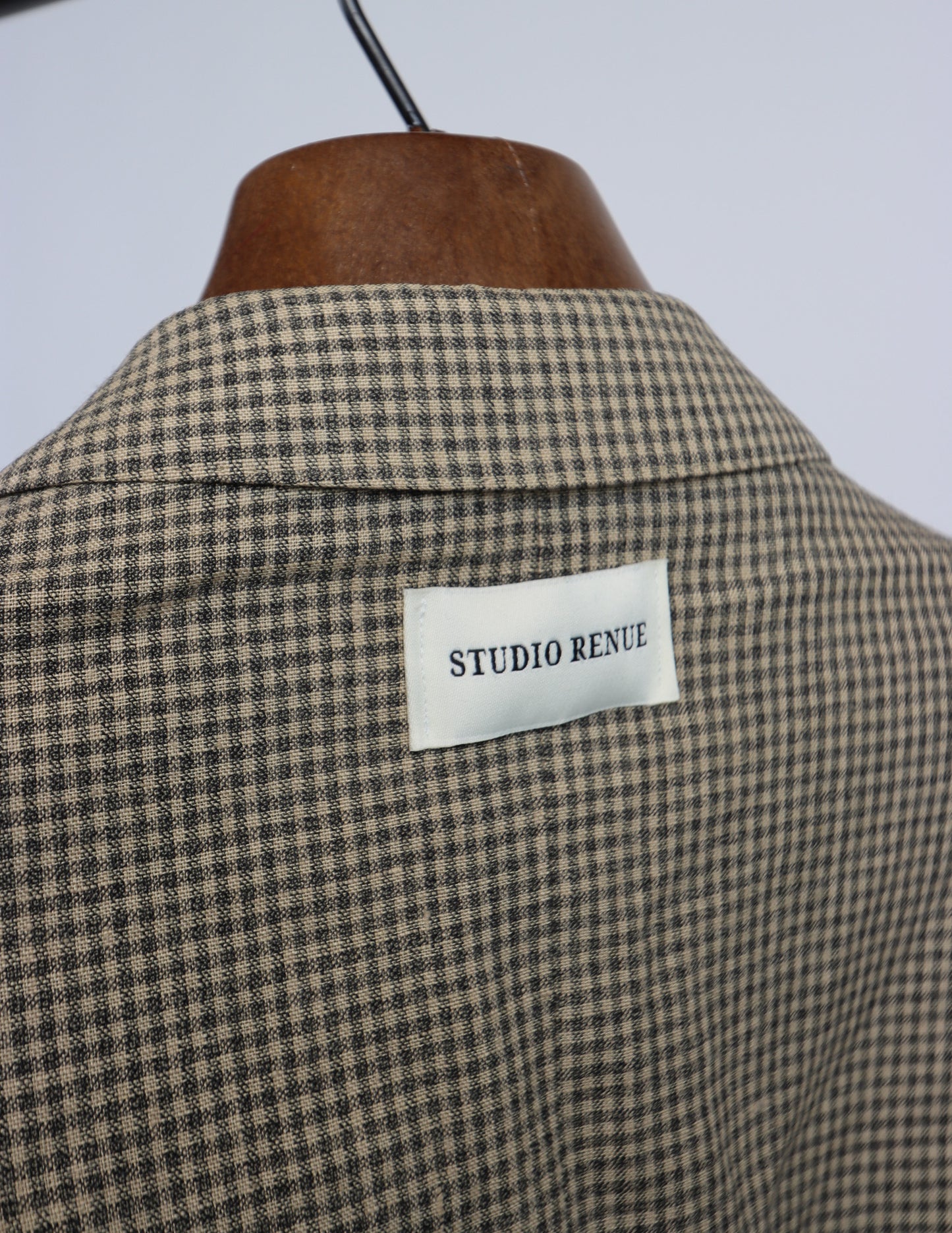 RENUED TAILORED YSL BLAZER BEIGE PLAID