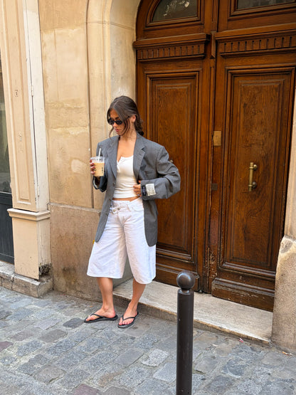 RENUED TAILORED YSL BLAZER GREY