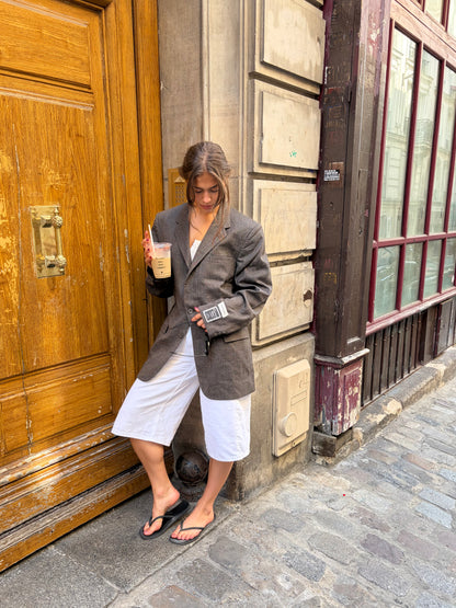 RENUED TAILORED DIOR BLAZER BROWN