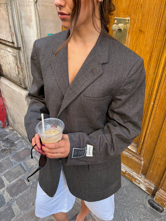 RENUED TAILORED DIOR BLAZER BROWN
