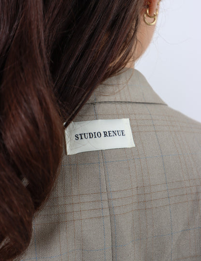 RENUED TAILORED DIOR BLAZER GREIGE