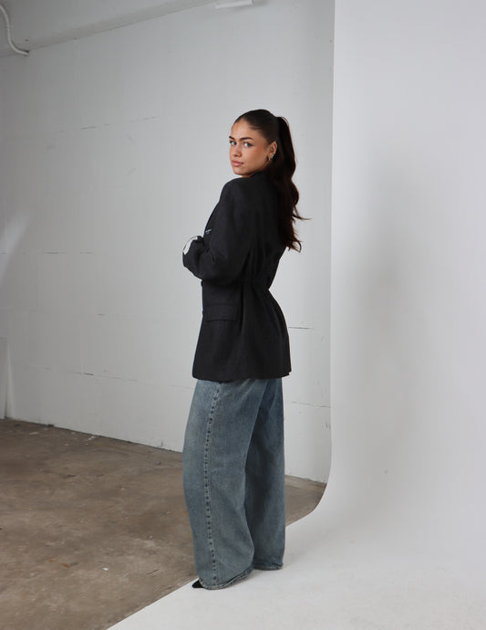 RENUED TAILORED YSL BLAZER GREY