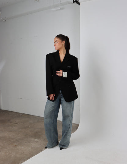 RENUED TAILORED YSL BLAZER BLACK