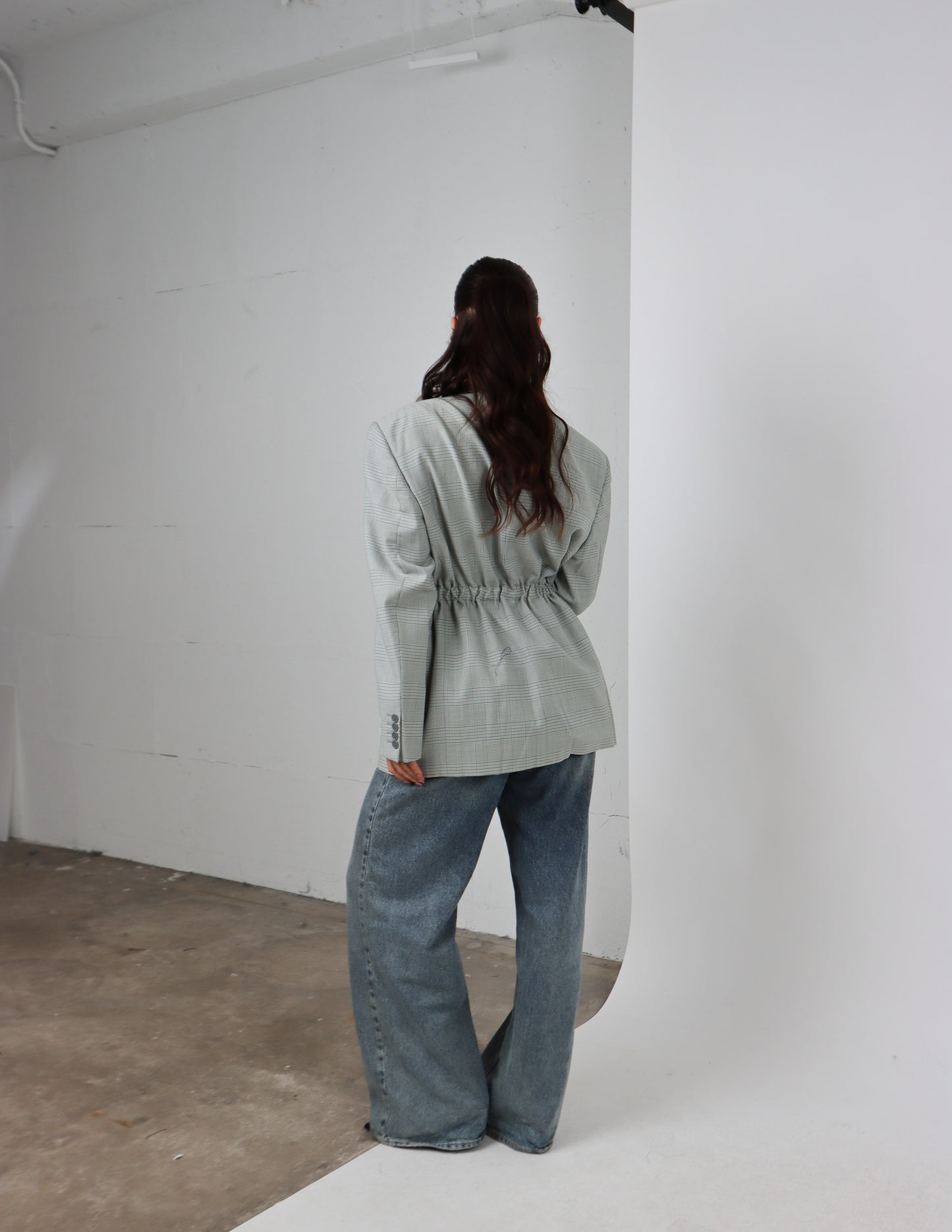 RENUED TAILORED DIOR BLAZER MINT BLUE