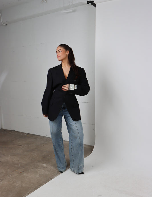RENUED TAILORED GUCCI BLAZER BLACK