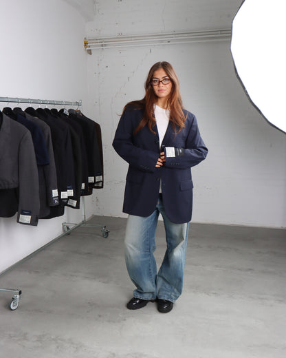 RENUED BALENCIAGA BLAZER DARK BLUE