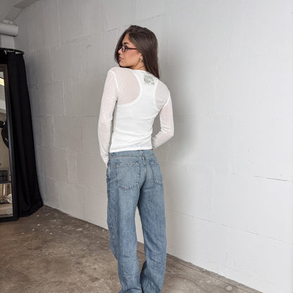 STUDIO RENUE SHEER LONGSLEEVE TOP