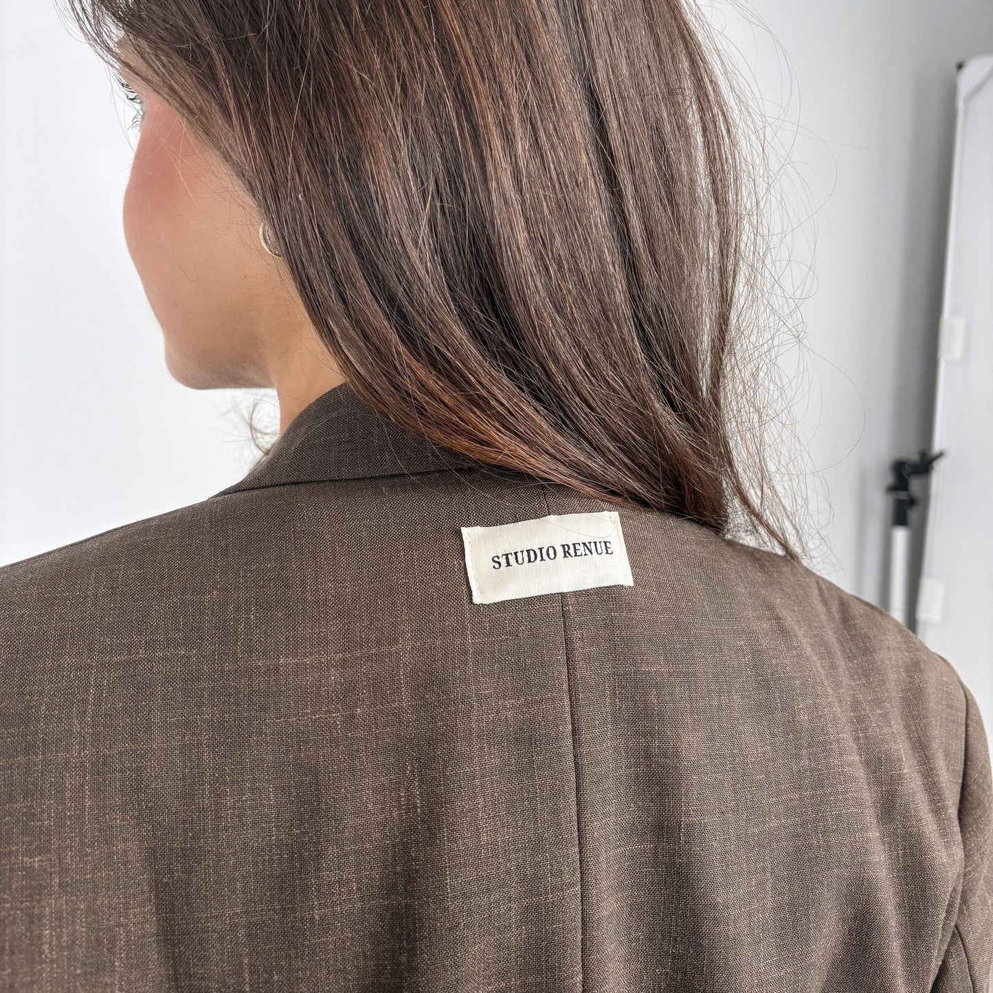 RENUED TAILORED BURBERRY BLAZER BROWN