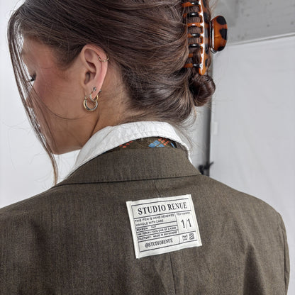 RENUED TAILORED YSL BLAZER TAUPE