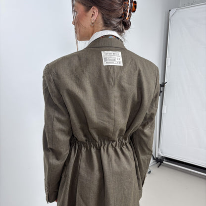 RENUED TAILORED YSL BLAZER TAUPE