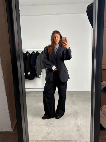 RENUED TAILORED BURBERRY BLAZER DARK BLUE