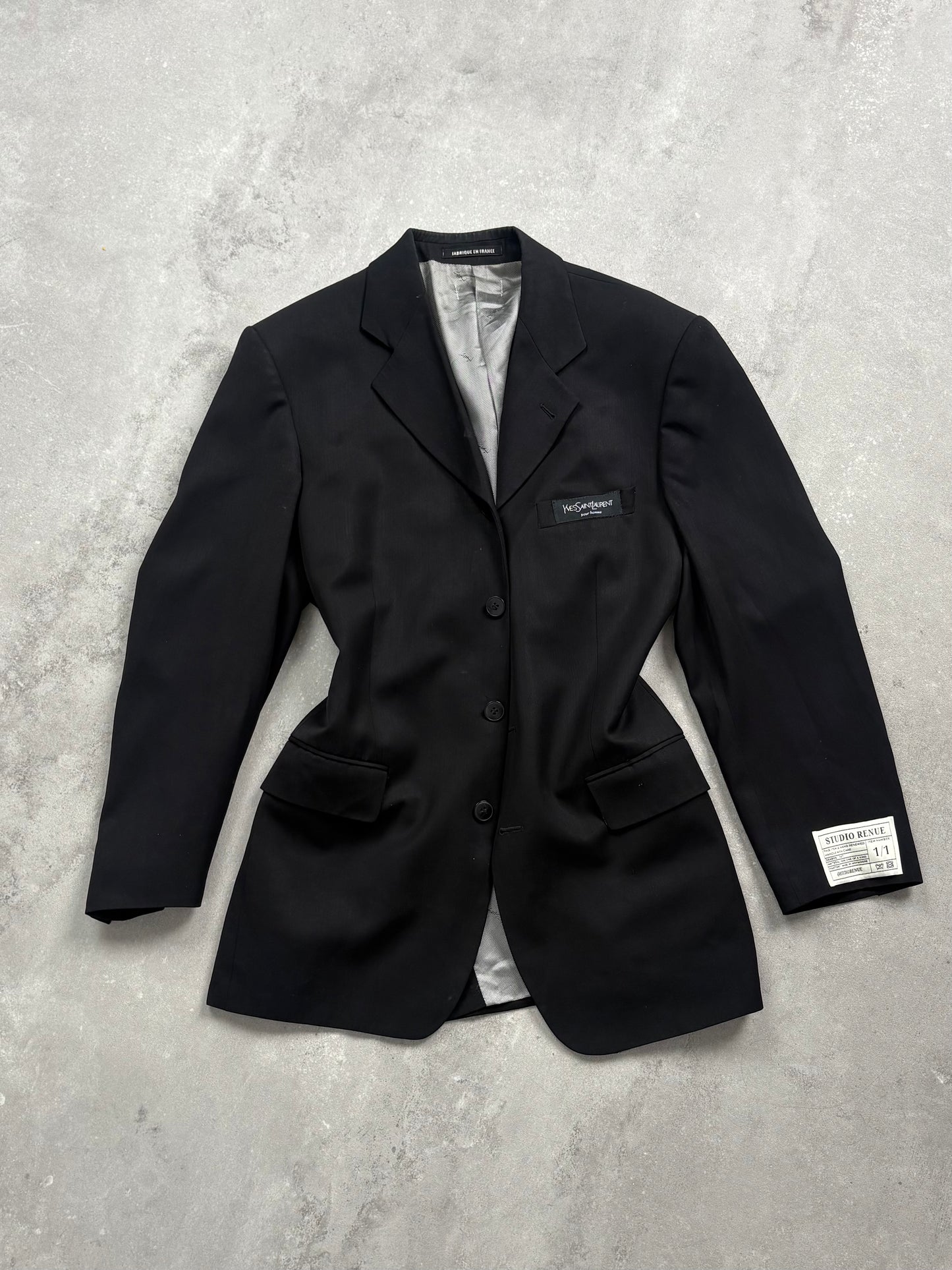 RENUED TAILORED YSL BLAZER BLACK