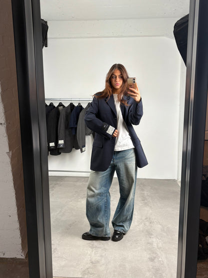 RENUED BALENCIAGA BLAZER DARK BLUE