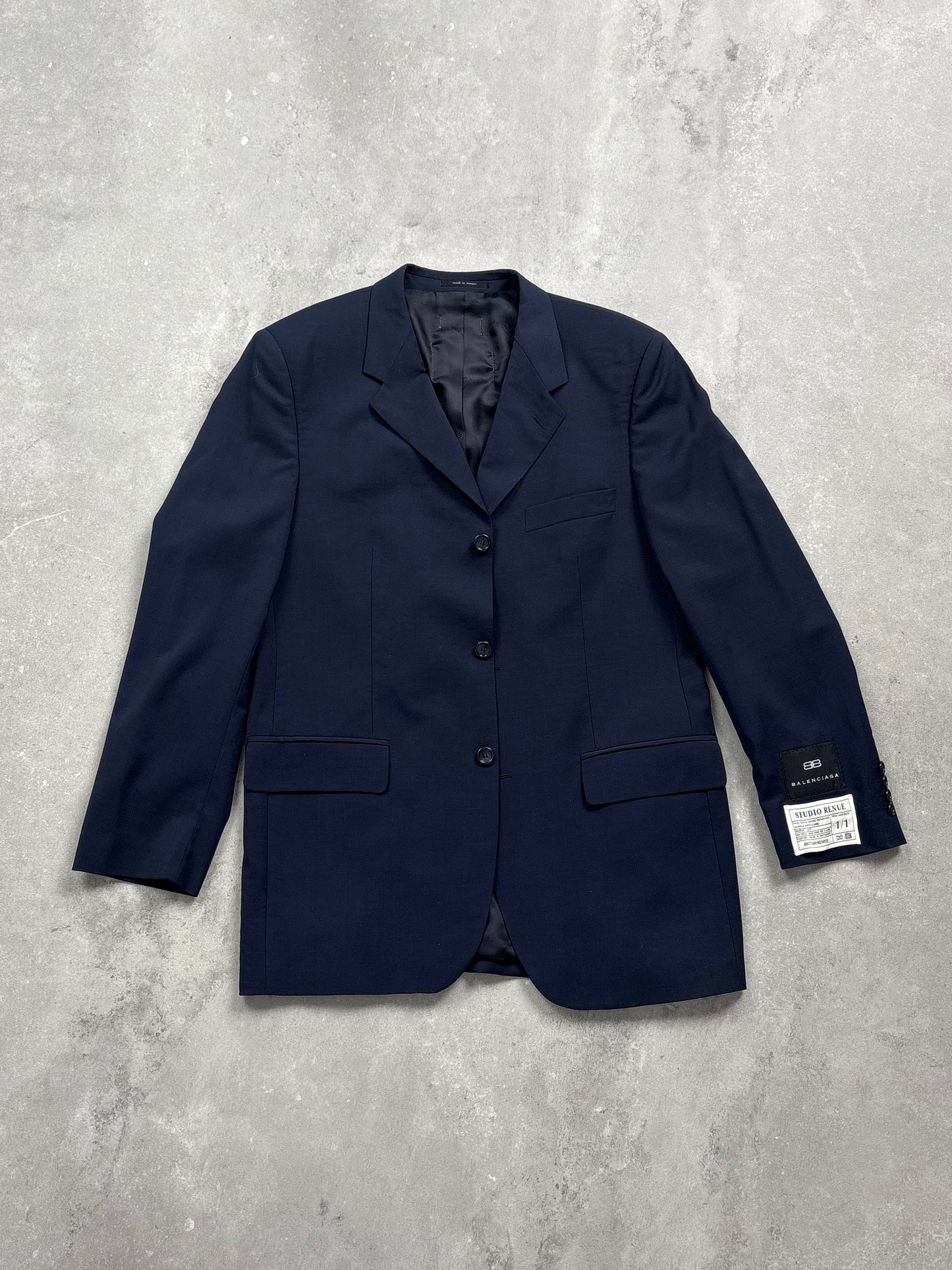 RENUED BALENCIAGA BLAZER DARK BLUE