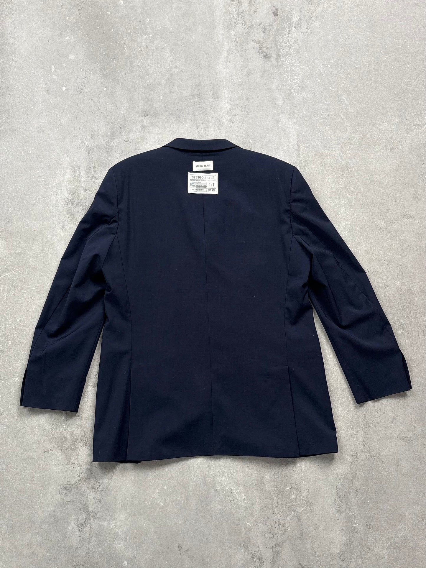 RENUED BALENCIAGA BLAZER DARK BLUE