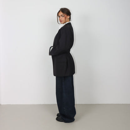 RENUED TAILORED BURBERRY BLAZER DARK BLUE PLAID