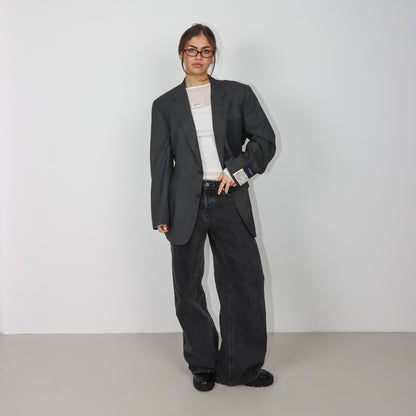 RENUED TAILORED BURBERRY BLAZER GREY