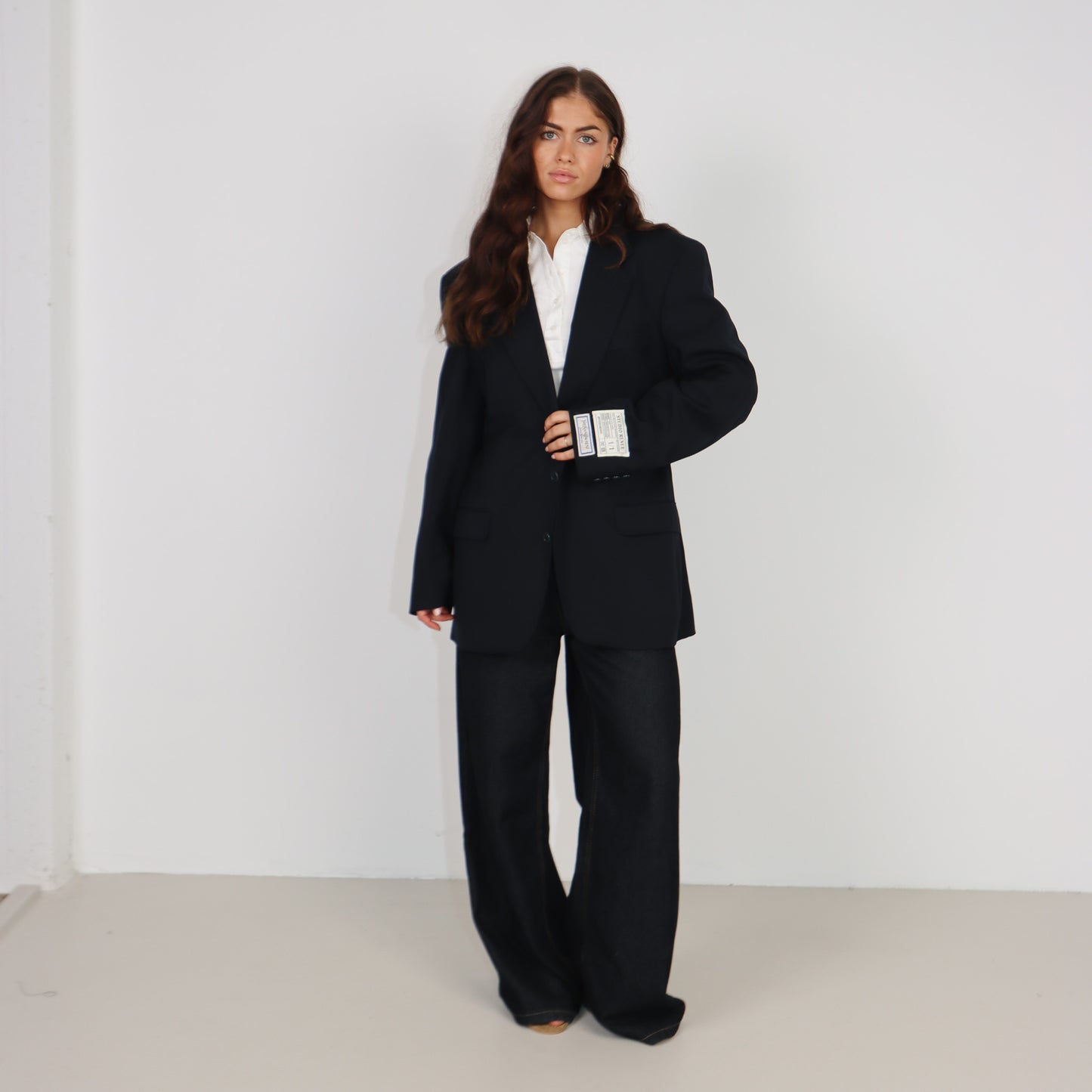 RENUED TAILORED YSL BLAZER DARK BLUE