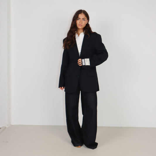 RENUED TAILORED YSL BLAZER DARK BLUE