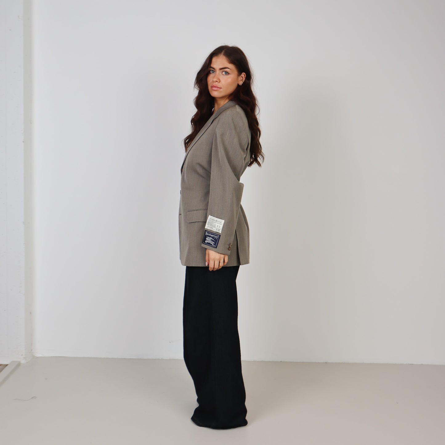 RENUED TAILORED BURBERRY BLAZER TAUPE