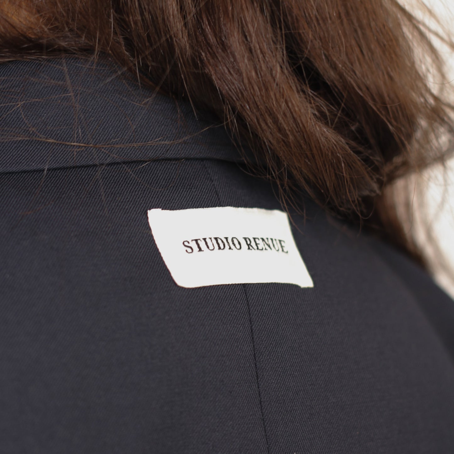 RENUED CROPPED BOMBER BURBERRY BLAZER NAVY
