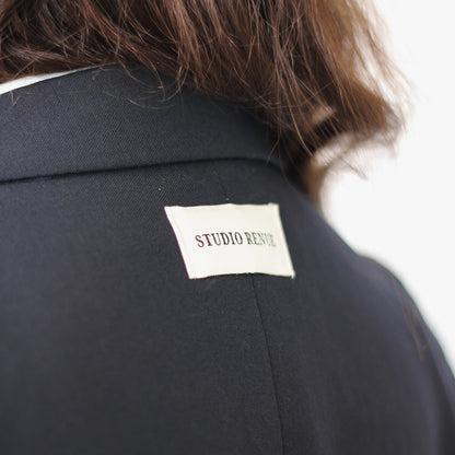 RENUED TAILORED YSL BLAZER DARK BLUE