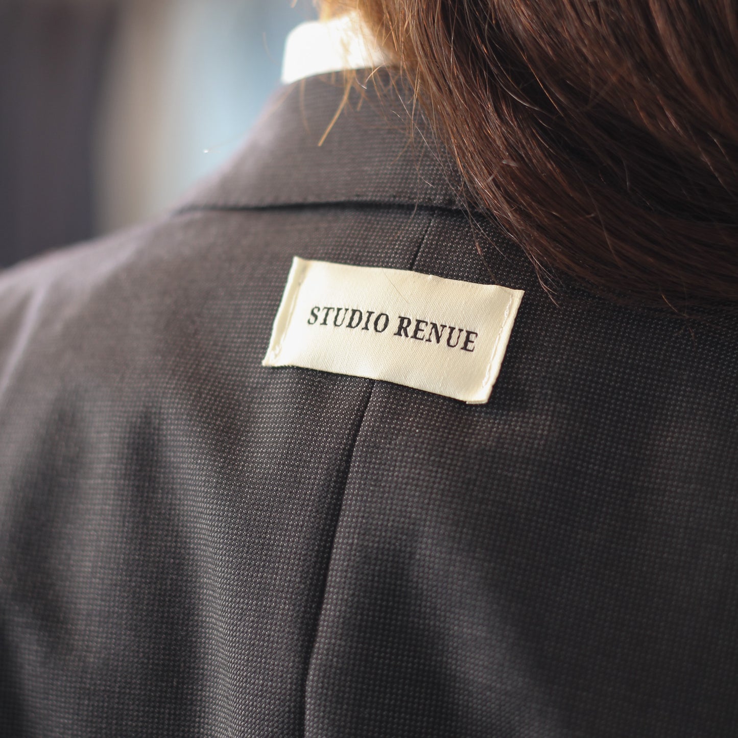 RENUED TAILORED BURBERRY BLAZER DARK GREY