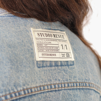 RENUED LEVI'S DENIM TWO PIECE DENIM BLUE